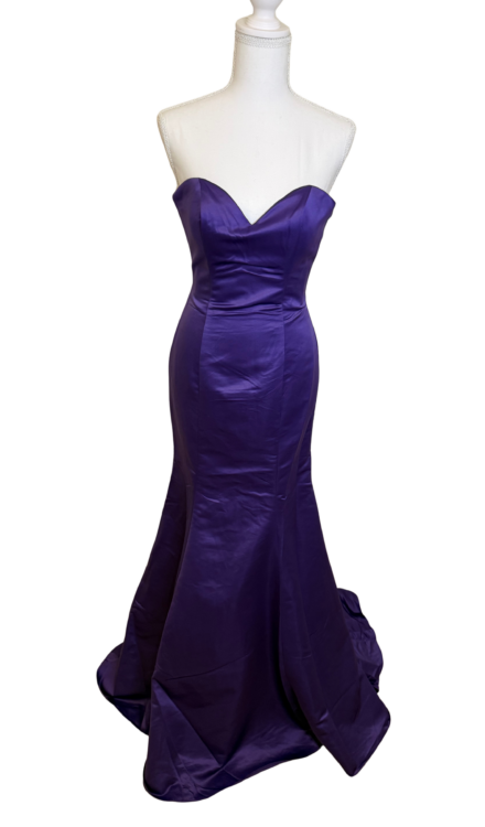 Cinderella Divine fialové mermaid šaty - S