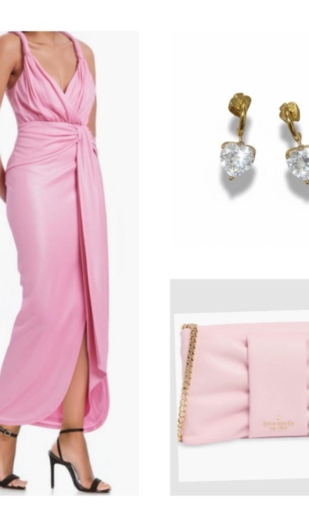 Set šatů Jewel Badgley Mischka a kabelky Kate spade